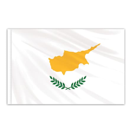 Cyprus Indoor Nylon Flag 4'x6'